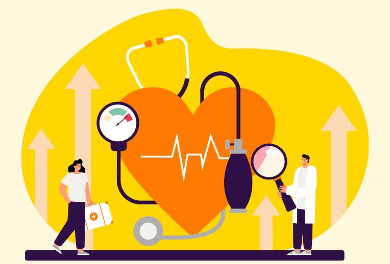 Dr Megan Rossi in a lab looking through a microscope