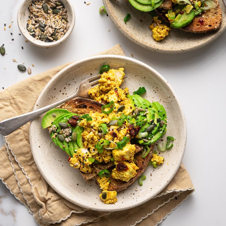 Scrambled chilli oil Tofu