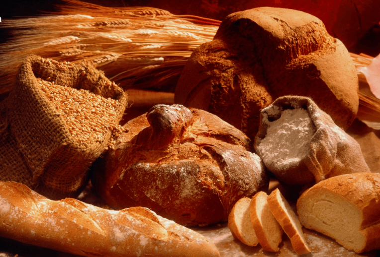 Dr Megan Rossi in a lab looking through a microscope